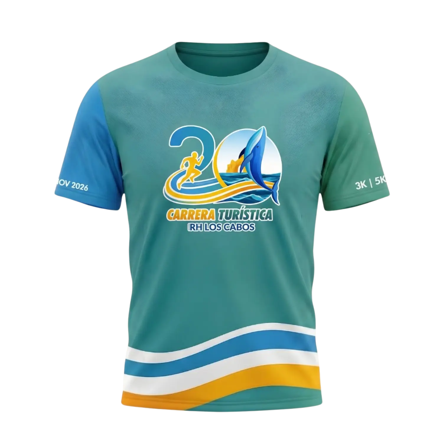 Frente de la camiseta conmemorativa